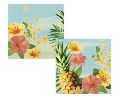 BOLAND  serviettes Paradisede table 12 pi&egrave;ces 33 cm
