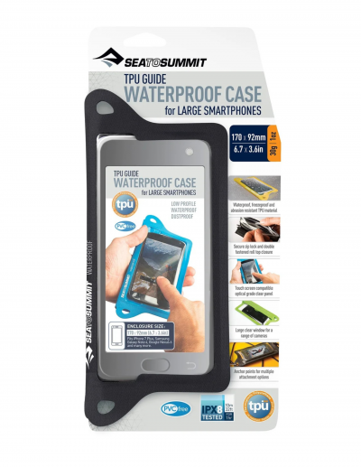 SEA TO SUMMIT Bolsa estanca TPU Guide Waterproof Case for XL Smartphones Negro