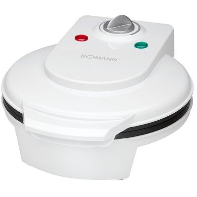 BOMANN  Gaufrier D.18 cm blanc - 1200W T.U