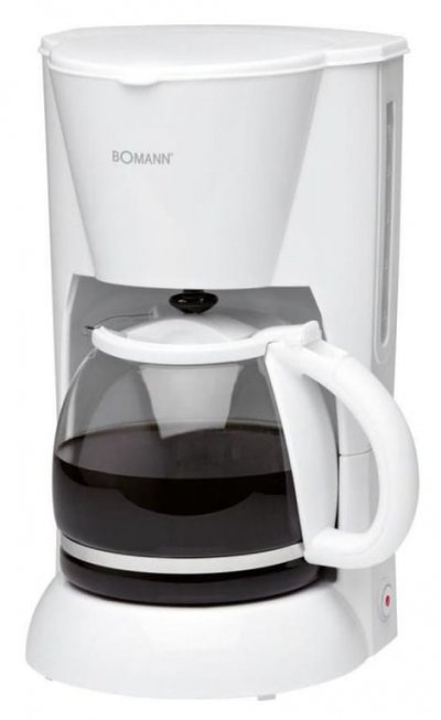 BOMANN  KA 183 CB Machine &agrave; caf&eacute; pour 12-14 tasses de caf&eacute;, blanc 900W