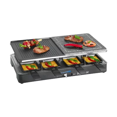 BOMANN  RG 2279 CB 2 in 1 - Raclette/grill/pierre &agrave; griller - 1.4 kWatt 