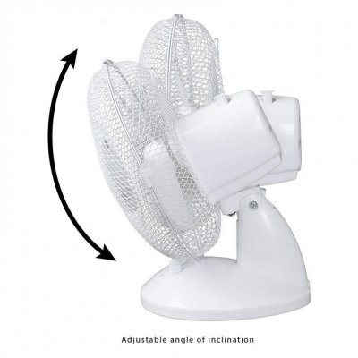 DYNAMIC TRADE COMPANY Bomann Vl 1137 Cb 23 Cm Table Fan Blanc One Size / EU Plug