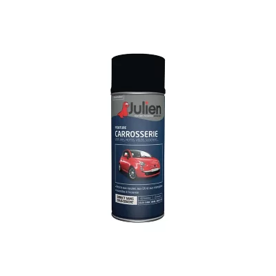 JULIEN Bombe carrosserie vehid&eacute;cor noir m&eacute;tal - 400 mL - 