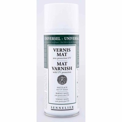 AUTRES Bombe de vernis spray mat avec protection UV Sennelier 400ml