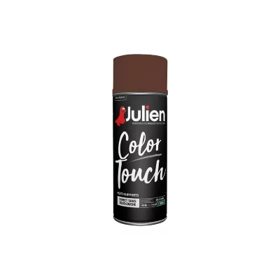 JULIEN Bombe peinture Color Touch - 400 mL - brun ch&acirc;taigne satin