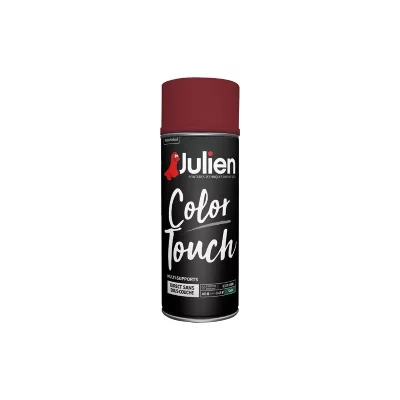 JULIEN Bombe peinture Color Touch - 400 mL - rouge basque satin