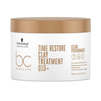 SCHWARZKOPF Bonacure Time Restore Tratamiento Clay Arcilla 500ml