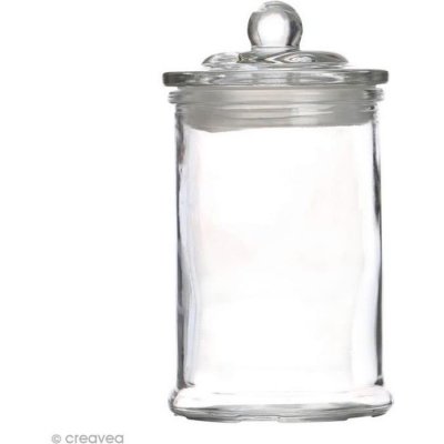 DTM Bonbonni&egrave;re en verre - 14,5 x 8 cm - Graine Cr&eacute;ative - couleur variant