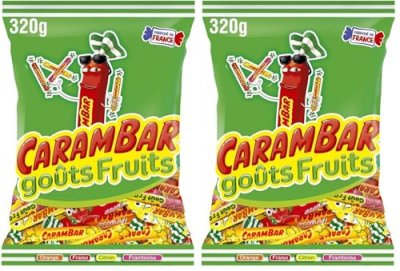 CARAMBAR Bonbons Fruits  - Le Sachet De 320 G