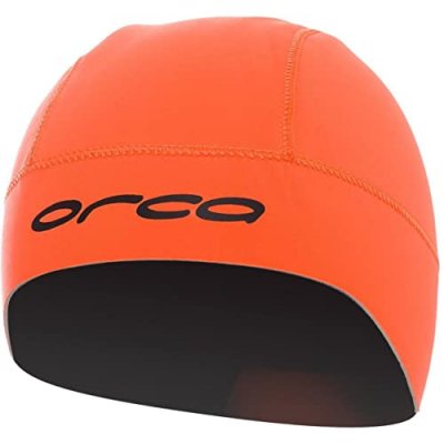ORCA Bonnet de bain neoprene  orange