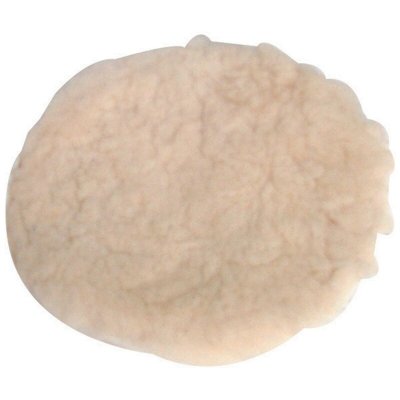 SILVERLINE Bonnet de polissage auto-agrippant en laine d'agneau, 125 mm, 125 Mm