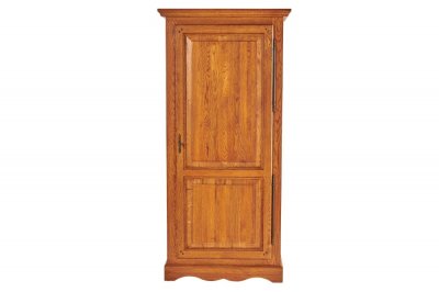 Bonneti&egrave;re en ch&ecirc;ne massif 1 porte 3 tablettes - la bresse