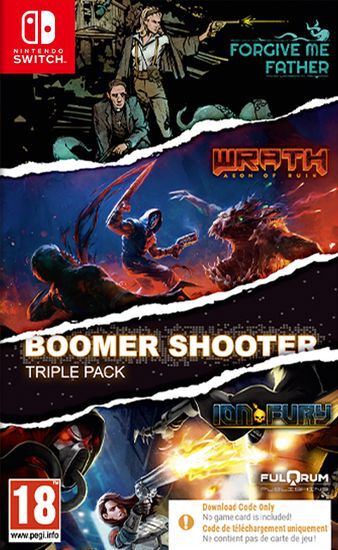 JUST FOR GAMES Boomer Shooter Triple Pack (code De T&eacute;l&eacute;chargement) SWITCH