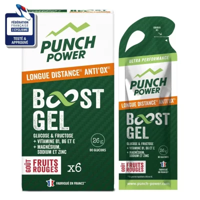PUNCH POWER BOOST GEL - longue distance antiox - fruits rouges