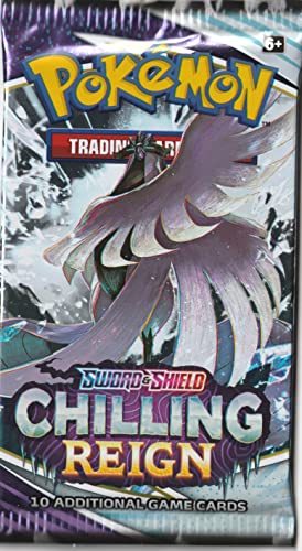 GENERIQUE Booster Pok&eacute;mon Sword And Shield Eb06 Chilling Reign Brand New English