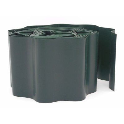 HTTPS: OUTIROR.COM IMG P 1 0 7 5 0 10750.JPG Bordure &agrave; gazon verte en PVC 9 m x 9 cm - Nature