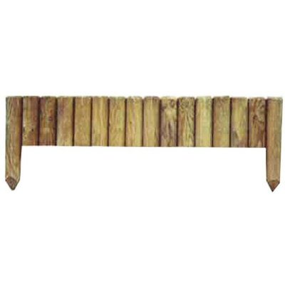 FOREST STYLE Bordure A Planter - Pin&egrave;de Bois Naturel, H.35 X L.112 Cm