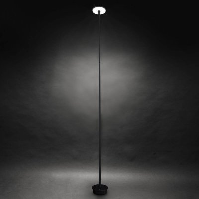 LEDS C4 Borne Invisible, aluminium et polycarbonate, noir