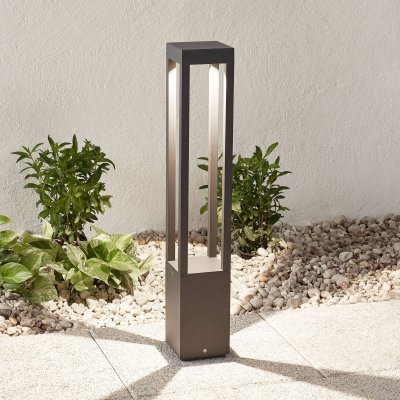 FARO BARCELONA Borne lumineuse LED Agra gris fonc&eacute;