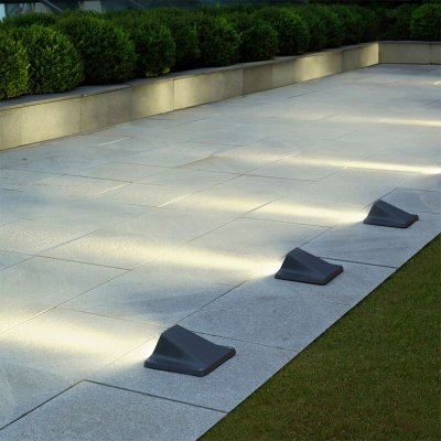LEDS C4 Borne Rexel, Led 2.1W, aluminium et ppma, gris urbain - Gris