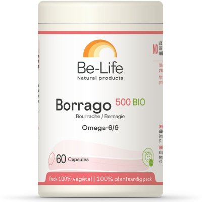 BE LIFE Borrago 500 bourrache Bio 60 capsules