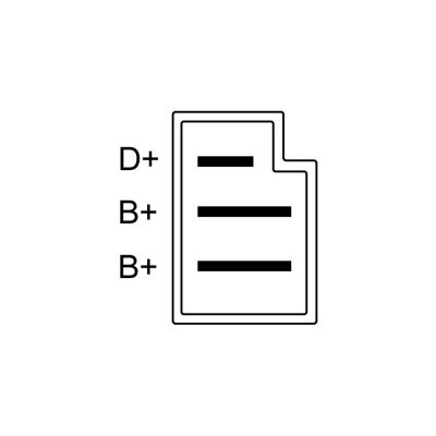 BOSCH  0 986 033 740 Alternateur 14V 55A MERCEDES-BENZ: 190, W124 Berline, W124 Coupe 