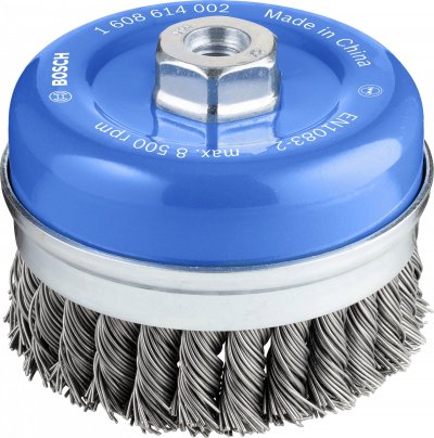 BOSCH  1 Brosse Boisseau Diam&egrave;tre100 Acier 0,8