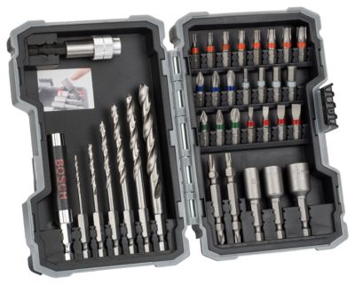 BOSCH  1 Coffret Vissage Et Forage 35 Pi&egrave;ces - Embouts Pour Bois