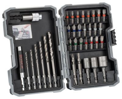 BOSCH  1 Coffret Vissage Et Forage 35 Pi&egrave;ces - Embouts Pour M&eacute;tal