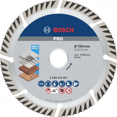 BOSCH  10 dia-ts 150x22,23 disque &agrave; tron&ccedil;onner diamant&eacute; DFX-475372