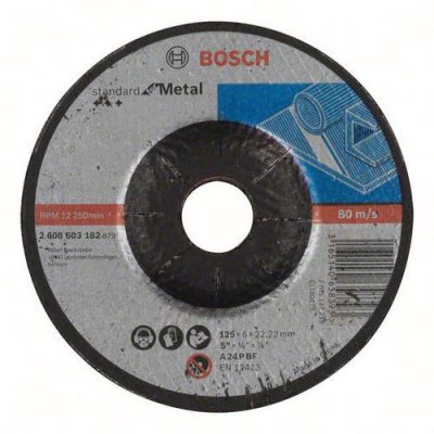 BOSCH  10 Meules &Agrave; &Eacute;barber Standard For Metal