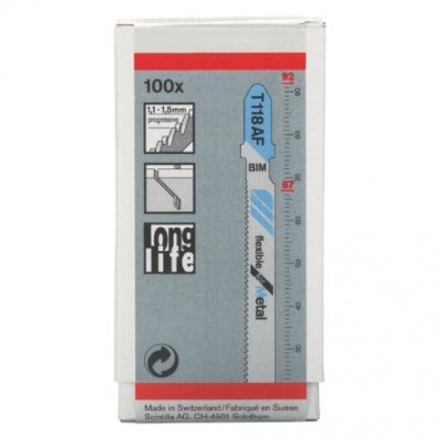 BOSCH  100 Lames De Scie Sauteuse &middot; Flexible For Metal