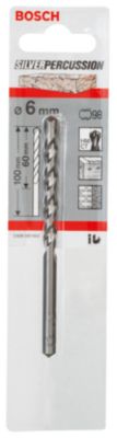 BOSCH  2 608 597 660 Schlagbohrer Silver-Percussion 6 (2 608 597 660) -  Professional