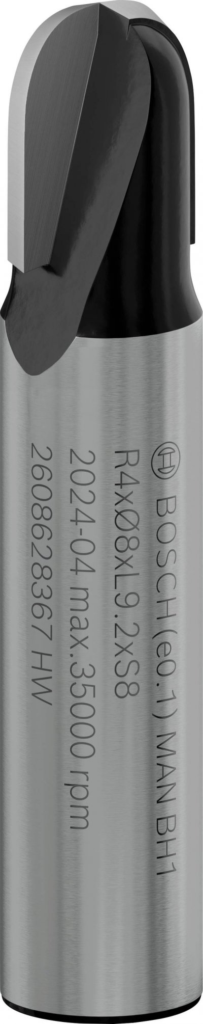 BOSCH  2 608 628 367 Fraise &agrave; Canneler 8 Mm 6 X 24,7 X 13 X 40 Mm