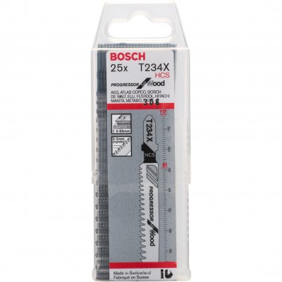 BOSCH  2 608 633 524 Lame Pour Scie Sauteuse T 234 X