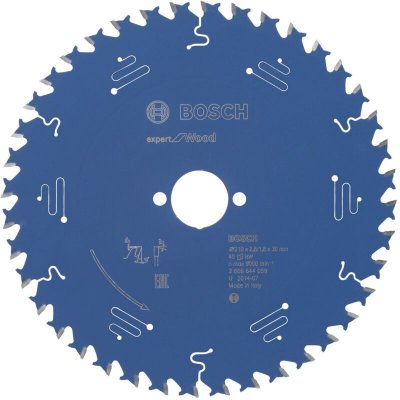 BOSCH  2 608 644 059, Bois, 21 cm, 3 cm, 1,8 mm, 9000 tr-min, 2,8 mm