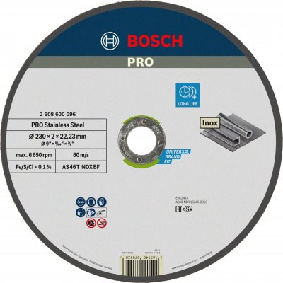 BOSCH  25 Disques &Agrave; Tron&ccedil;onner Expert For Inox