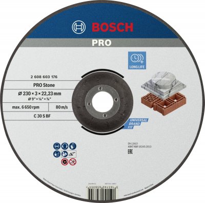 BOSCH  25 Disques &Agrave; Tron&ccedil;onner Standard For Stone