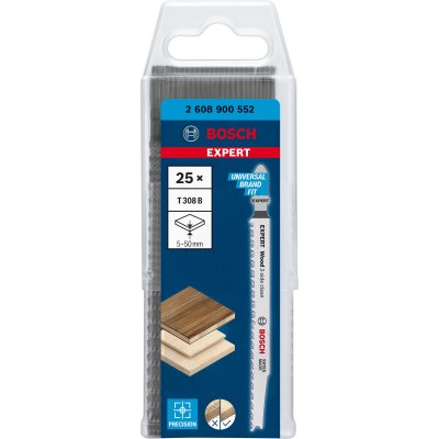 BOSCH  25 Lames Scie Sauteuse Expert Hcs 117mm - 