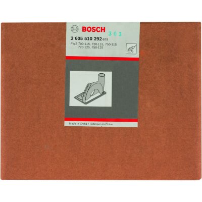 LEBEURRE Bosch 2605510292 Capot De Protection Avec Rail De Guidage 115/125 Mm