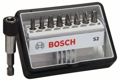 BOSCH  2607002561 / Robust Line Coffret D'Embouts S Extra-Hart 25 Mm 9 Pi&egrave;ces