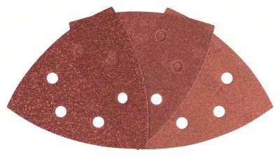 BOSCH ACCESSORIES Bosch 2607017111 Set De 25 Abrasifs Pour Ponceuse Delta 105 Mm Grains 60/120/180