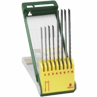 BOSCH  2607019459 Lot De 8 Lames De Scie Sauteuse Queue U