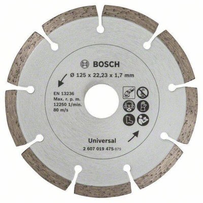 BOSCH  2607019475 Disque Diamant Pour Meuleuse Ma&ccedil;onnerie 125 Mm