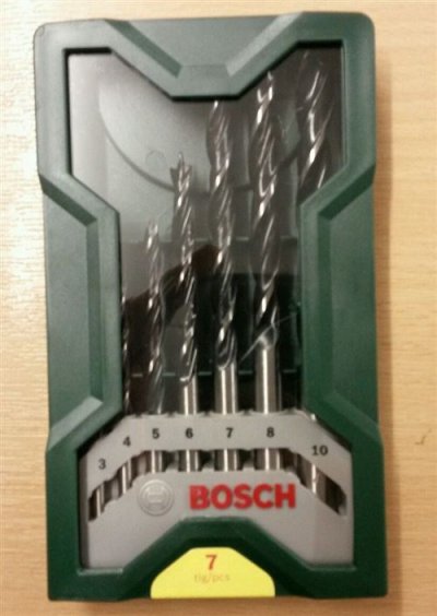 BOSCH  2607019580 Lot De 7 Forets &agrave; Bois