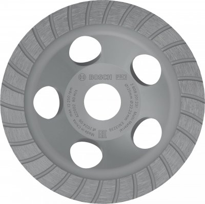 BOSCH  - 2608201231 Meule assiette diamant&eacute;e Best for Universal Turbo