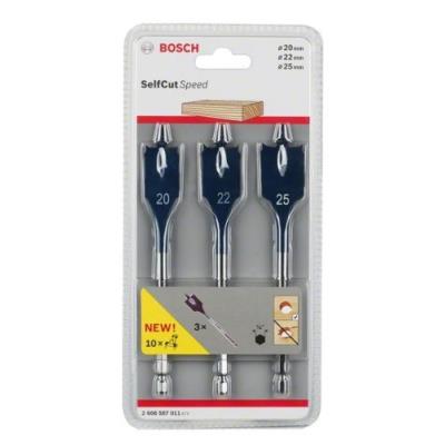 GENERIQUE Bosch 2608587011 Assortiment De M&egrave;ches Plates Self Cut Speed &Oslash; 20/22/25 Mm