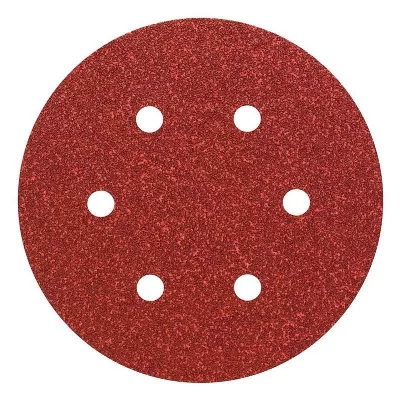 BOSCH  2608605716 Disque Abrasif Pour Ponceuse Excentrique &Oslash; 150 Mm 6 Trous Grain 40 5 Pi&egrave;ces