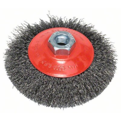 BOSCH  2608622101 Brosse Coniquediam. 115 Mm Fil D'Acier M 14 1 Pc(S)