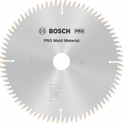 BOSCH  2608640447 Lame de scie circulaire Multimaterial 216x2.5/1.8x30D: 80TR-F